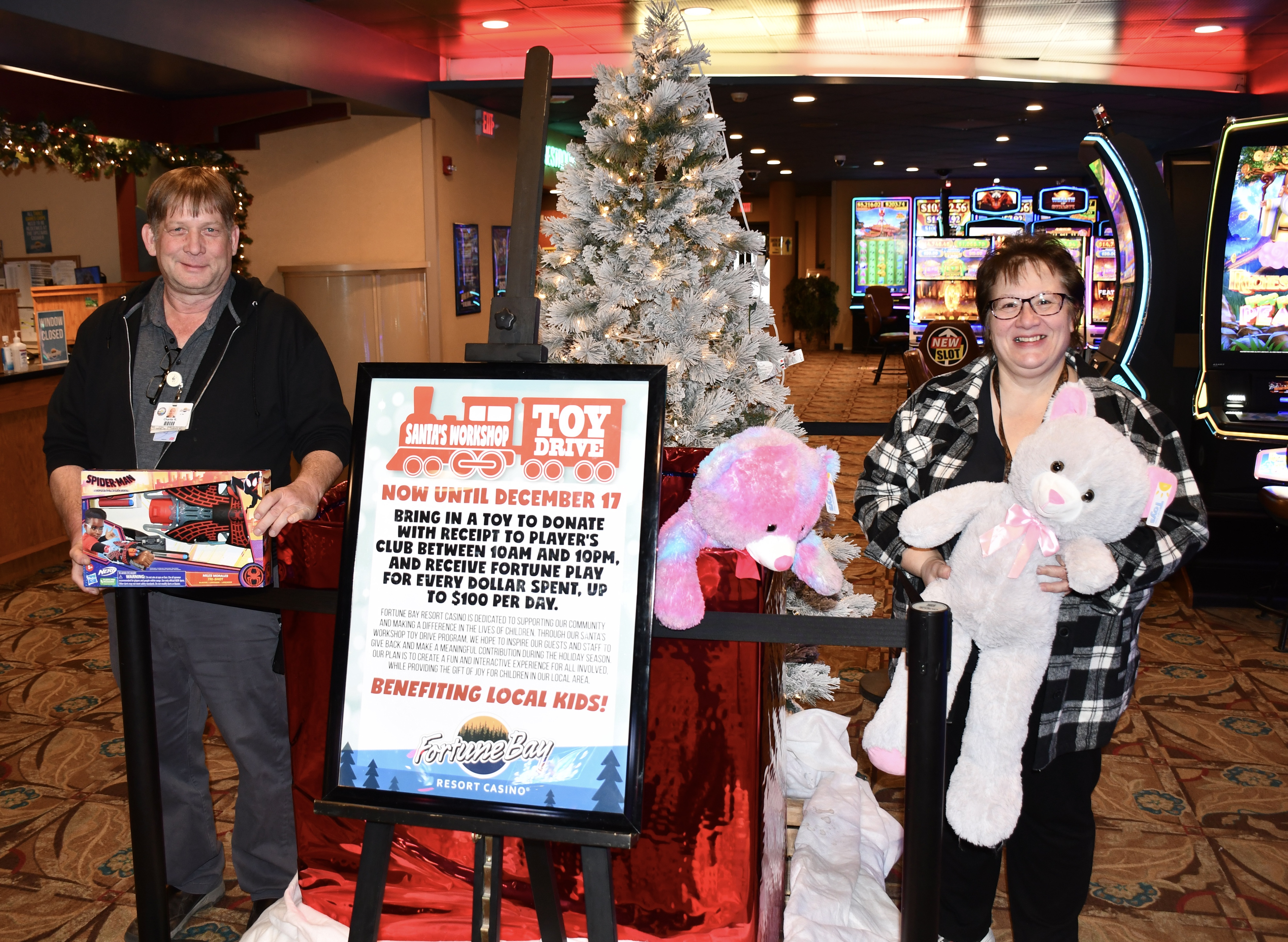 Fortune Bay to host Santa’s Workshop Toy Drive