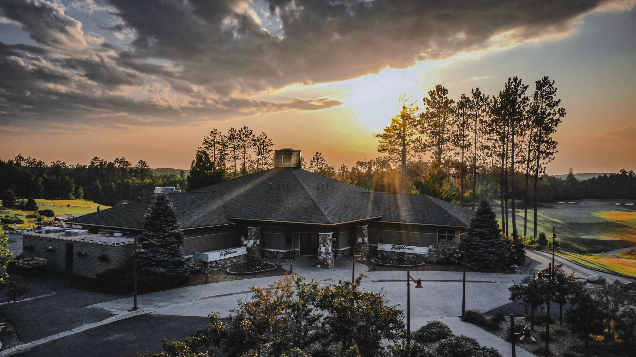 Guests enjoying outdoor activities at Fortune Bay Resort Casino in Tower, MN