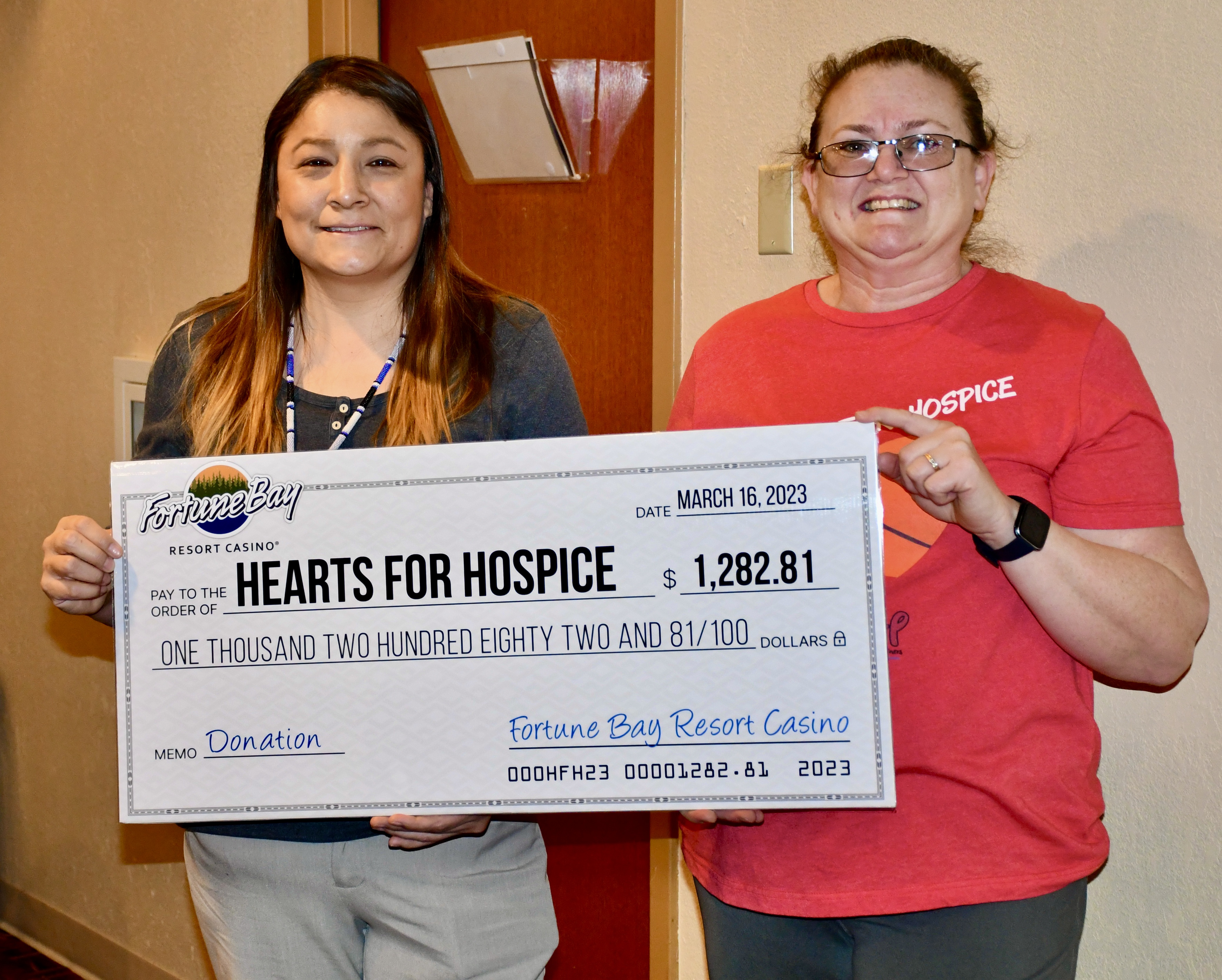 Hearts for Hospice receives a nice boost!