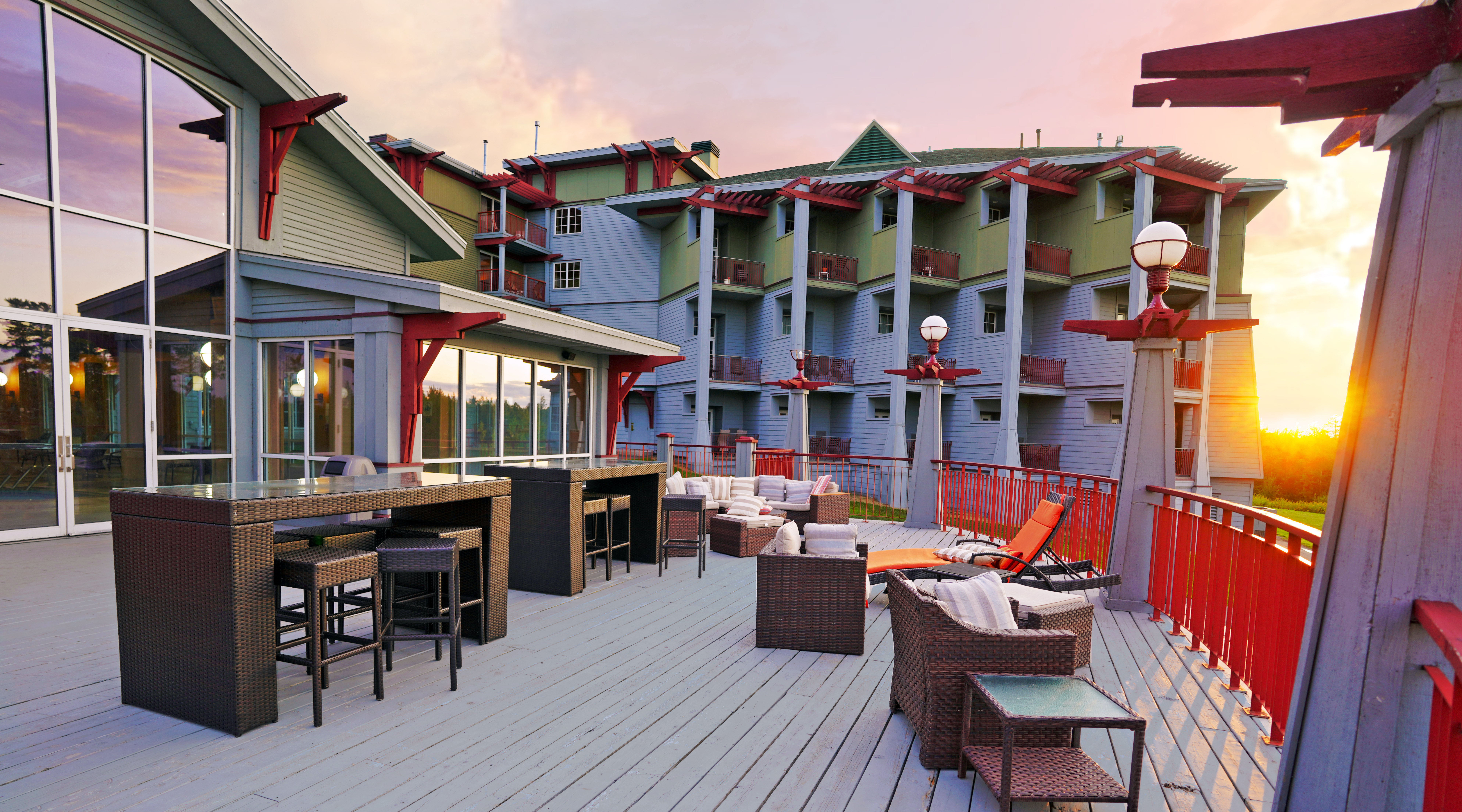 Lakeside lodging and fall views at Fortune Bay Resort Casino, Tower MN